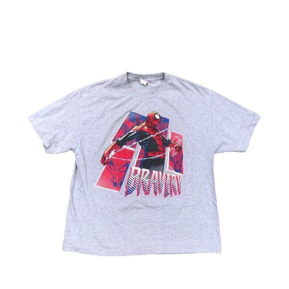 Vintage Marvel Spiderman Graphic T Shirt XL Gray - Picture 6 of 8